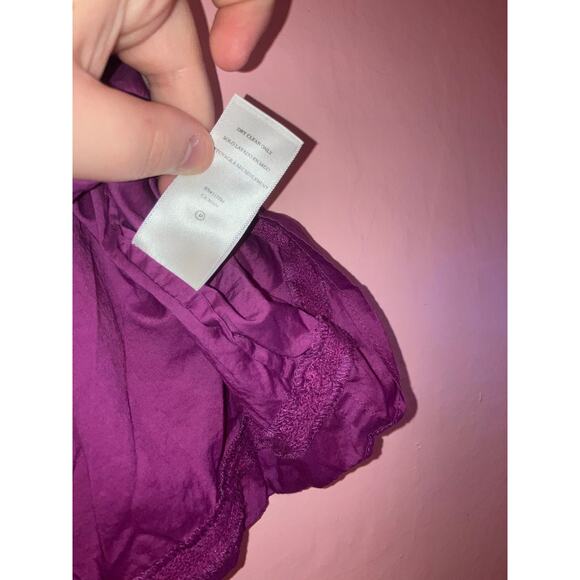 Rails bright purple flutter sleeve top size medium - Picture 4 of 5